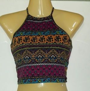 Ladies' Colorful Crop Top - size extra small